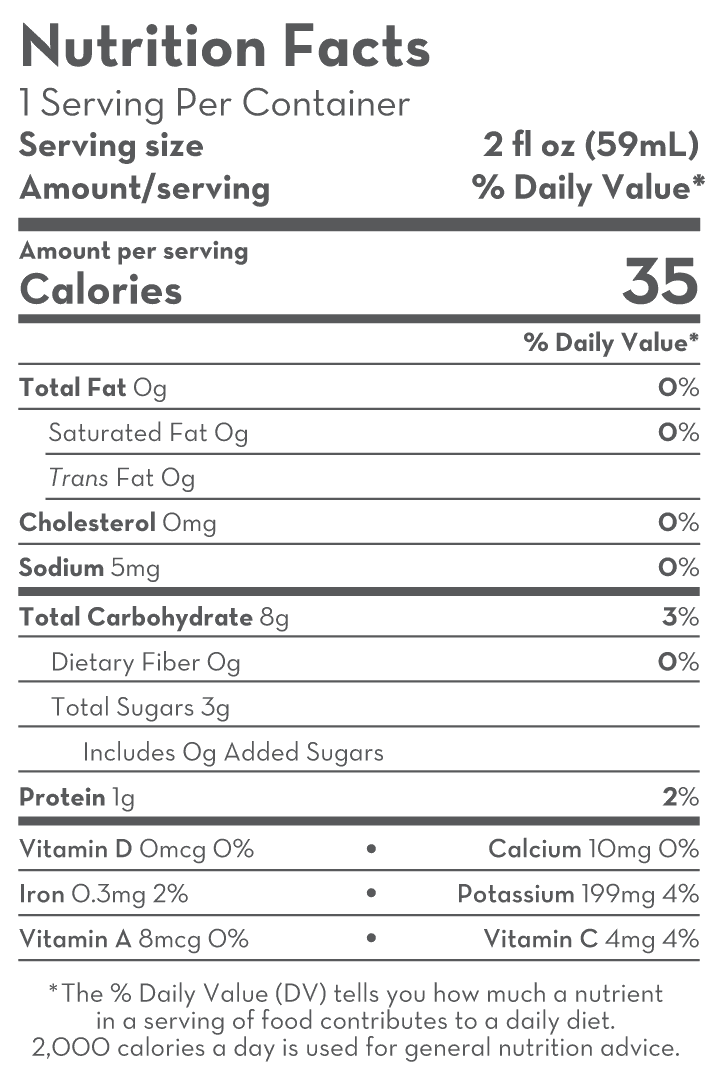 Nutrition Label